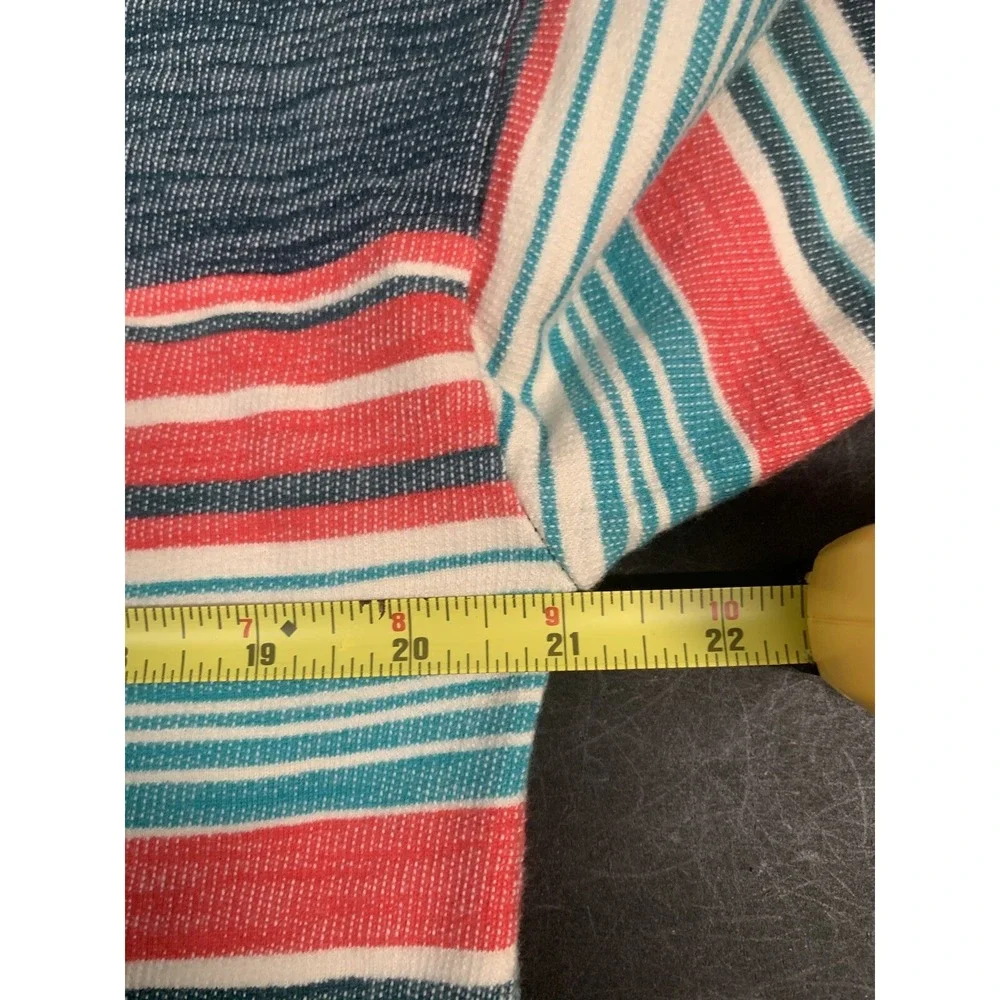 Womens Woolrich Beach Pullover Hoodie Multicolor Kangaroo Pockets